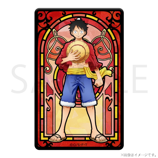 ワンピース】ワンピース HBDステンドグラス風ホログラムプレート[5.5