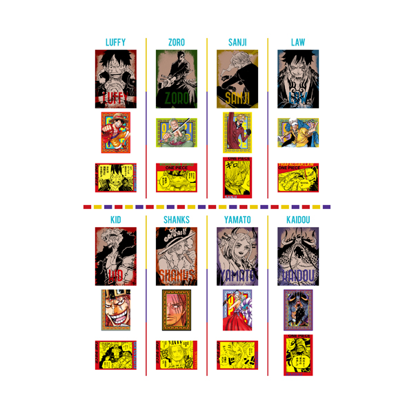 ONE PIECE】A4ポスターコレクション 3枚セット（全8種ランダム