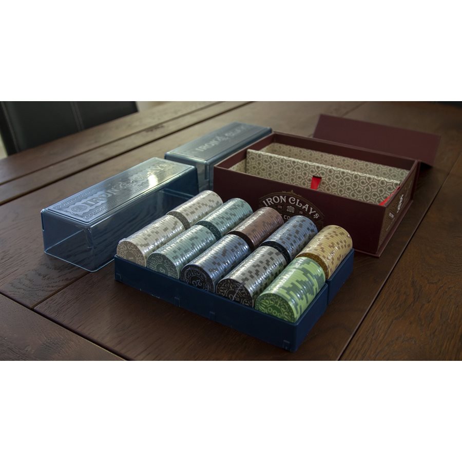 Iron Clays - Deluxe Poker Chips (200 Chips) – Toronto Darts & Games