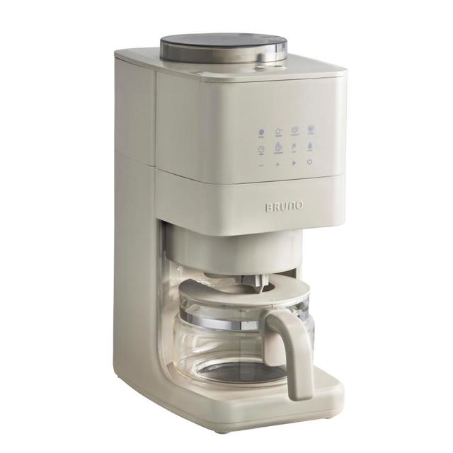 BRUNO(ブルーノ) コーン式ミル付き全自動コーヒーメーカー グレージュ