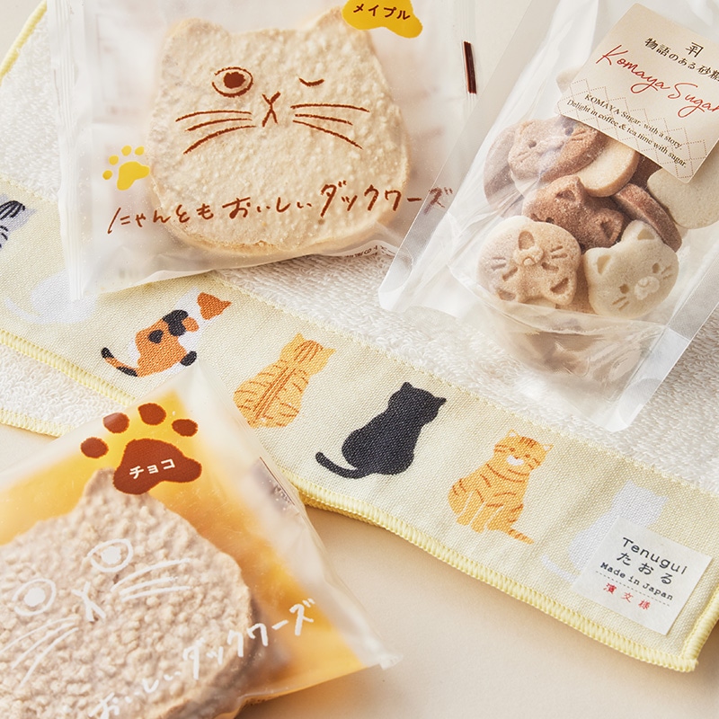 送料無料】猫づくし ほっこりコーヒータイムセット＜タオル付き