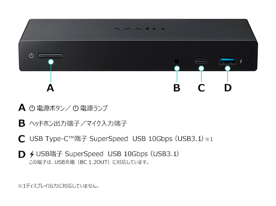Type-C 4Kマルチモニタードッキングステーション (VJ8PRA3)｜VAIO公式