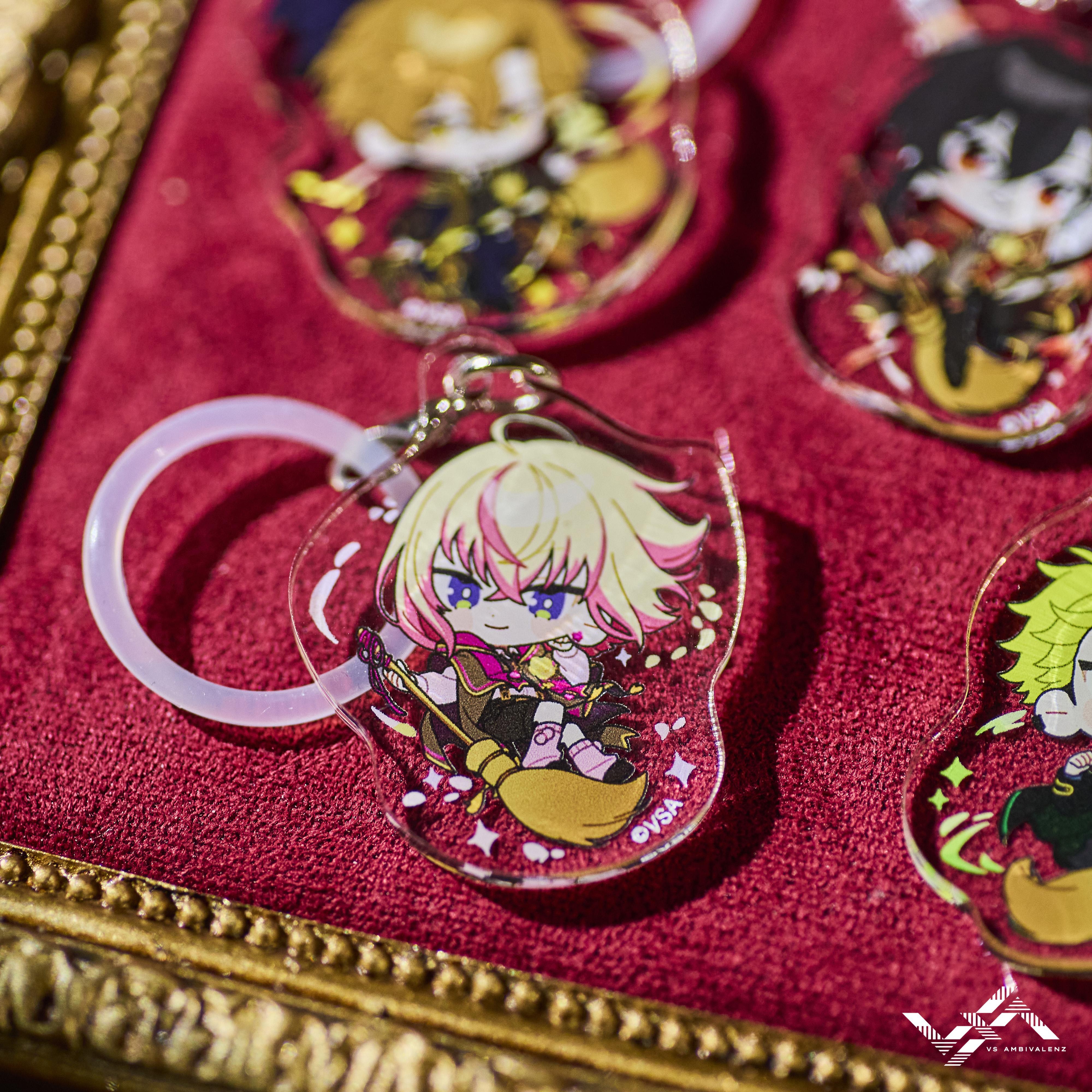 ビバレン魔法学園】XlamV ミニキャラ トレーディングめじるしアクリル