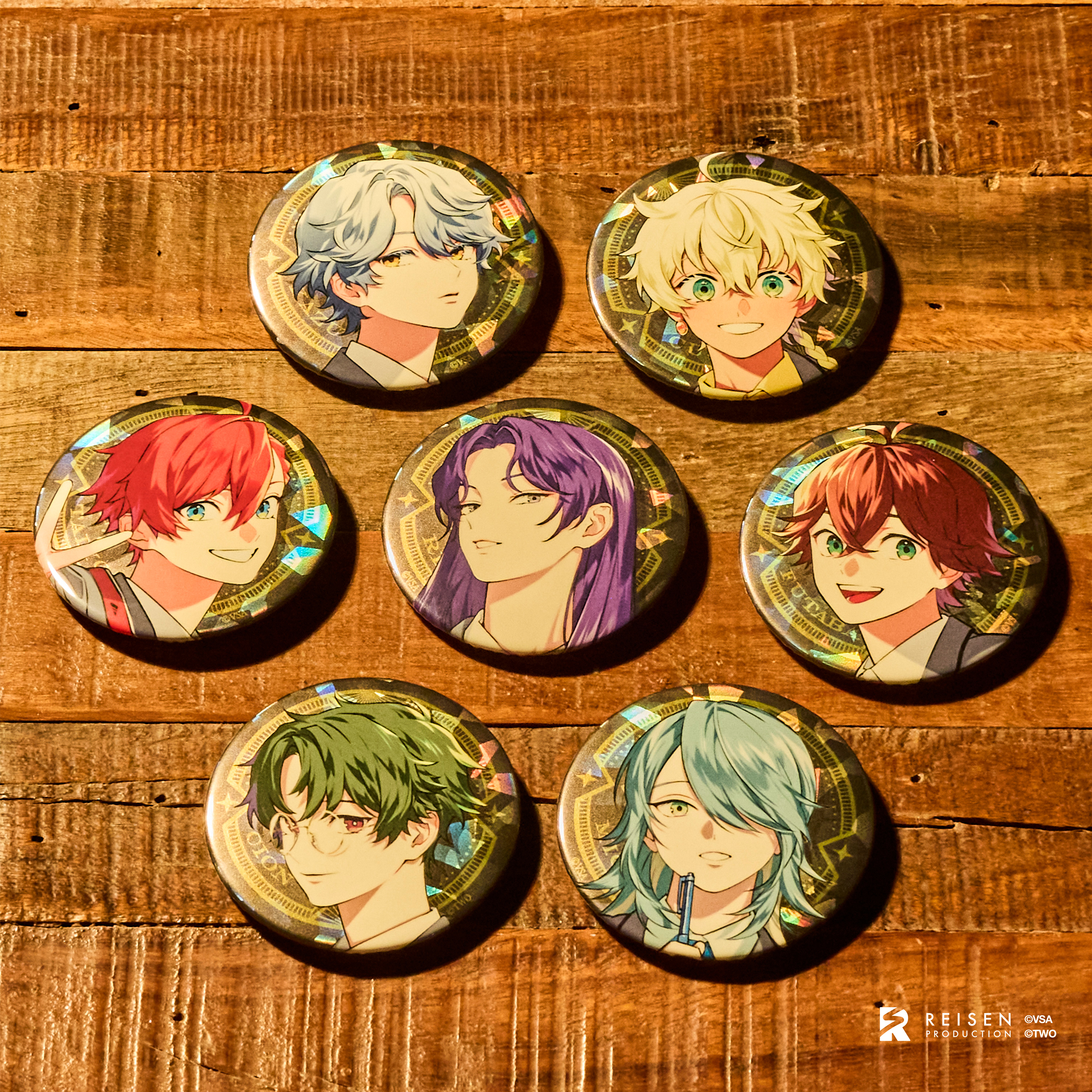 私立ビバレン学園】 REISEN練習生 トレーディング缶バッジ | VS