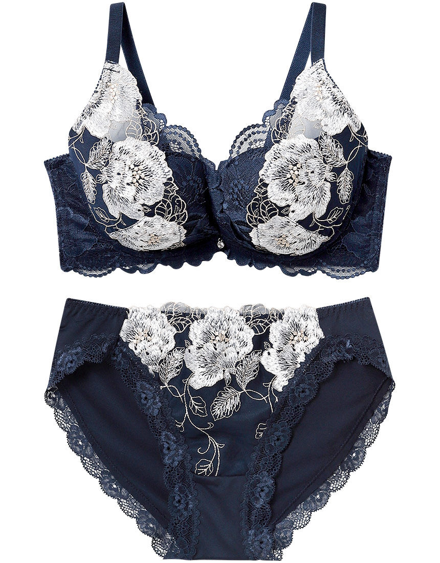 Lingè Noël ランジェノエル 美胸脇高 カシュクール型 ブラ＆ショーツ