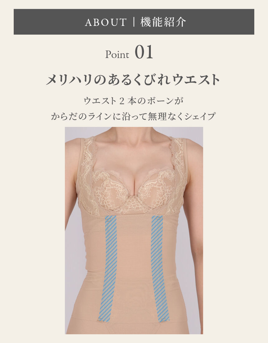 ワコール 高補整ボディセパ ボディシェイパー AQA700｜ワコール直営の