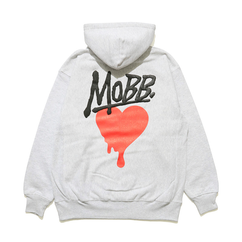 HEART DRIP HOODIE -BLACK- | WALKIN STORE WEB SHOP