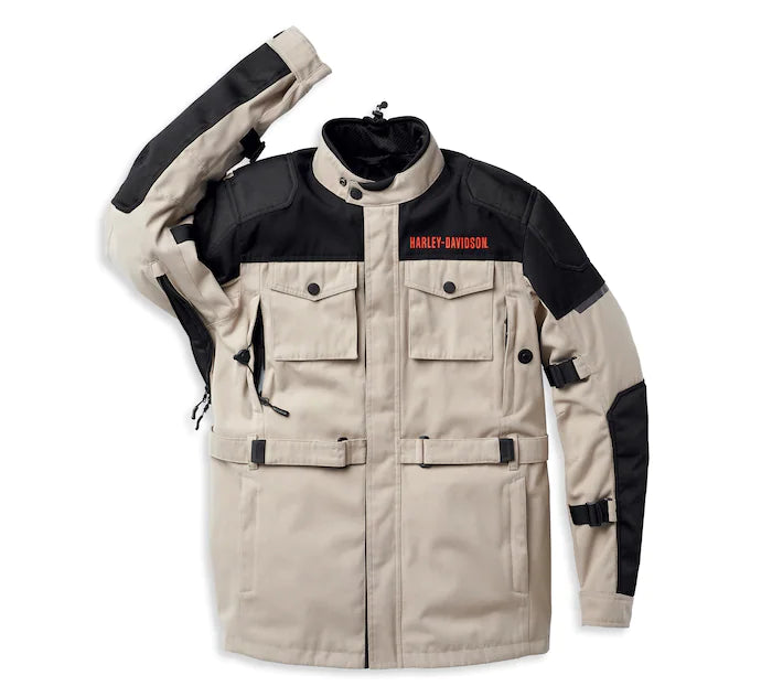 Harley-Davidson® Men's Quest Triple Vent System™ Jacket Chinchilla