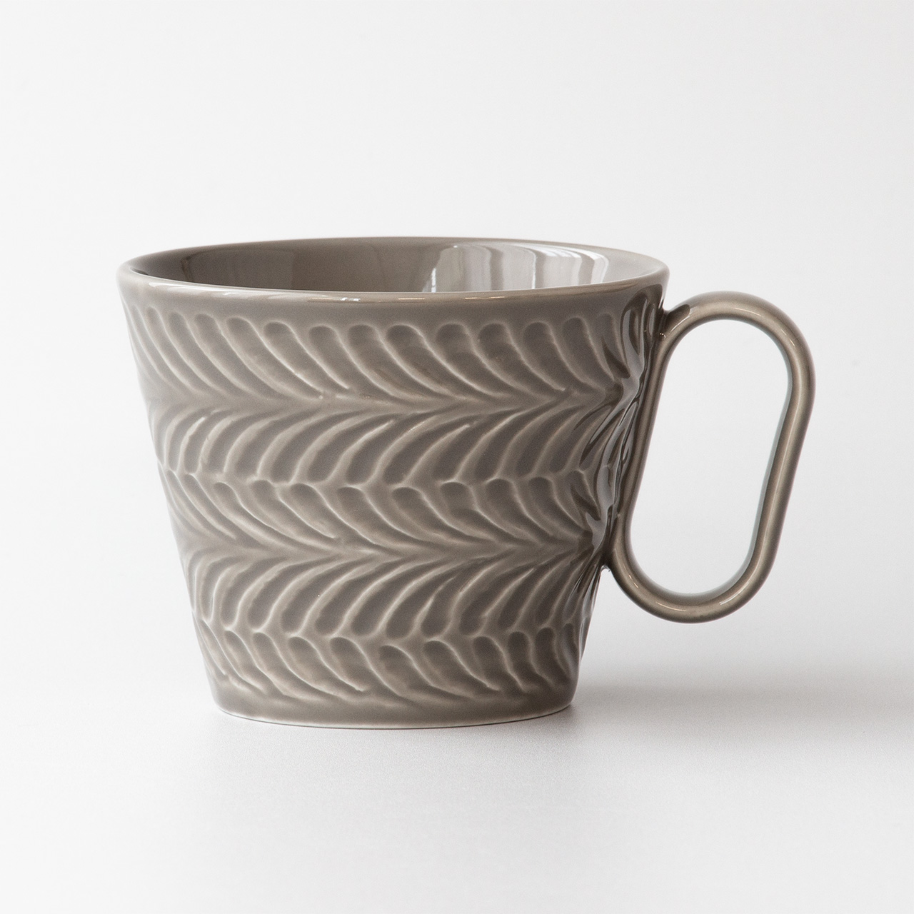 生涯を添い遂げるマグ 波佐見焼 ローズマリー グレー | Wired Beans