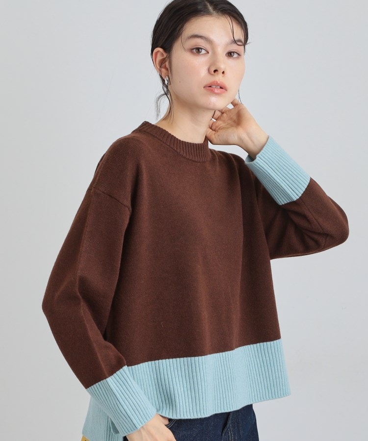 インしないで着られる カラーブロックニット（ニット/セーター） | THE