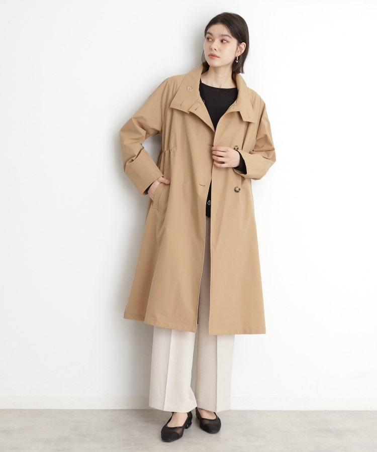 スタンドカラートレンチコート【洗える】（トレンチコート） | THE