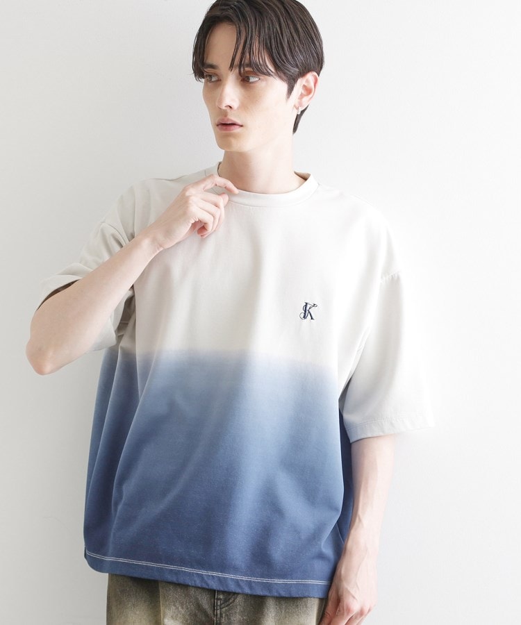 グラデーションダイ5分袖カットソー（カットソー） | tk.TAKEO KIKUCHI
