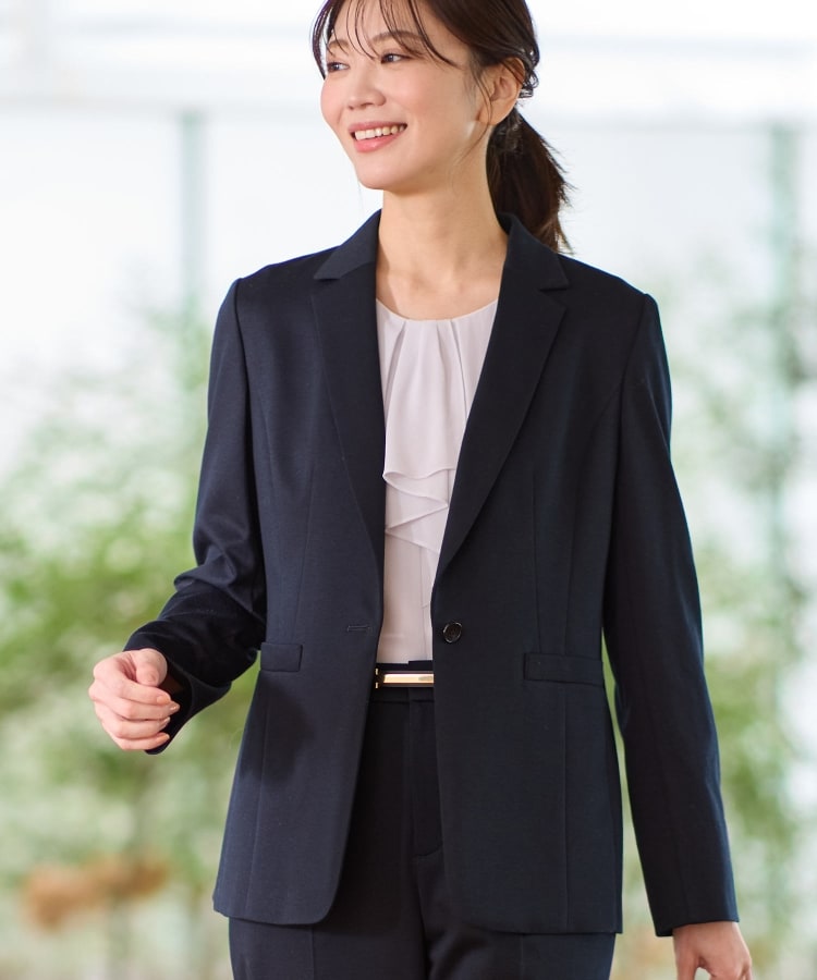 匠シリーズ／洗える】匠ジャケット／ロングテーラード（テーラード