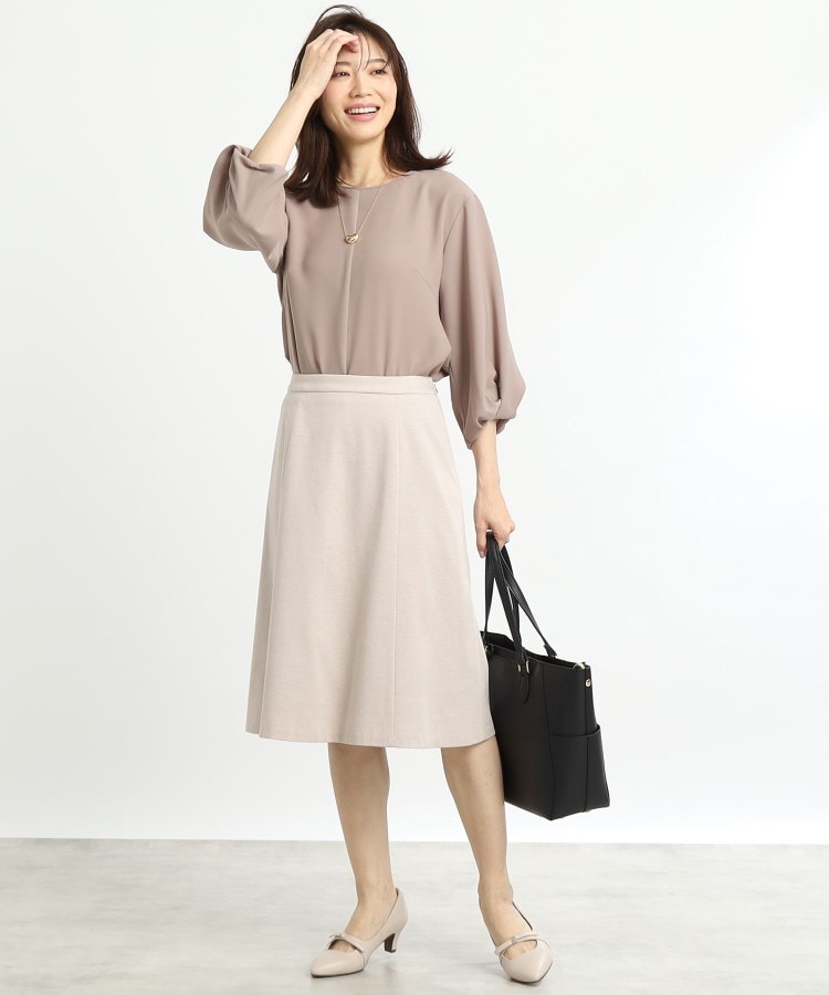 匠シリーズ／洗える】ソフトフレアスカート（膝丈スカート） | Reflect