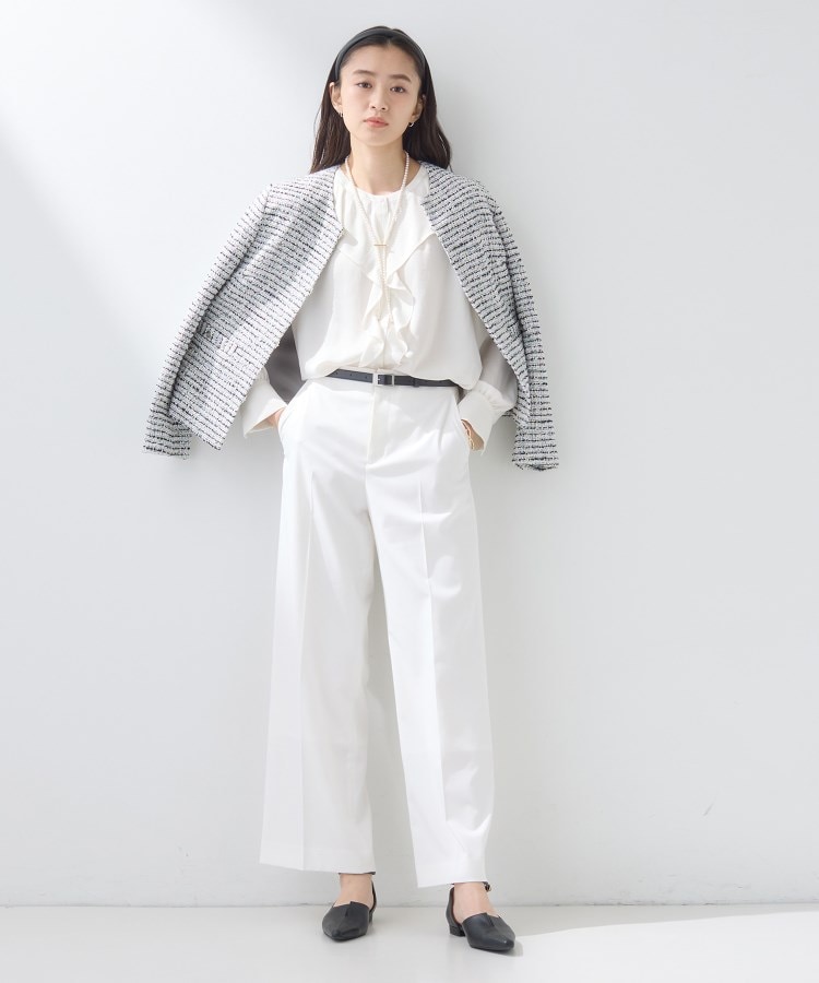 新作褒められパンツ】快温ワイドパンツ（フルレングスパンツ