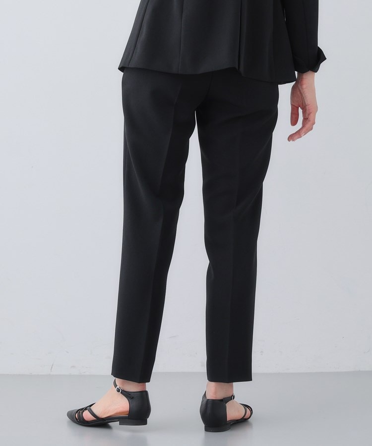 定番スーツ／UVケア／洗える】ウール調タックテーパードパンツ（パンツ