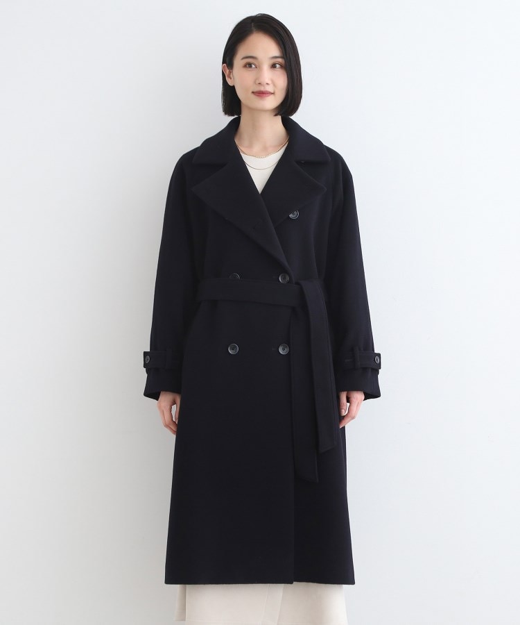 ウール】トレンチ風マニッシュコート（トレンチコート） | INDIVI
