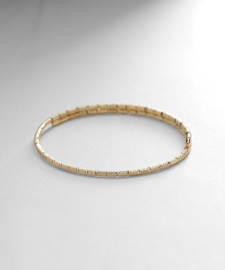 K10テクスチャーボール マグネットバングル（ブレスレット・バングル