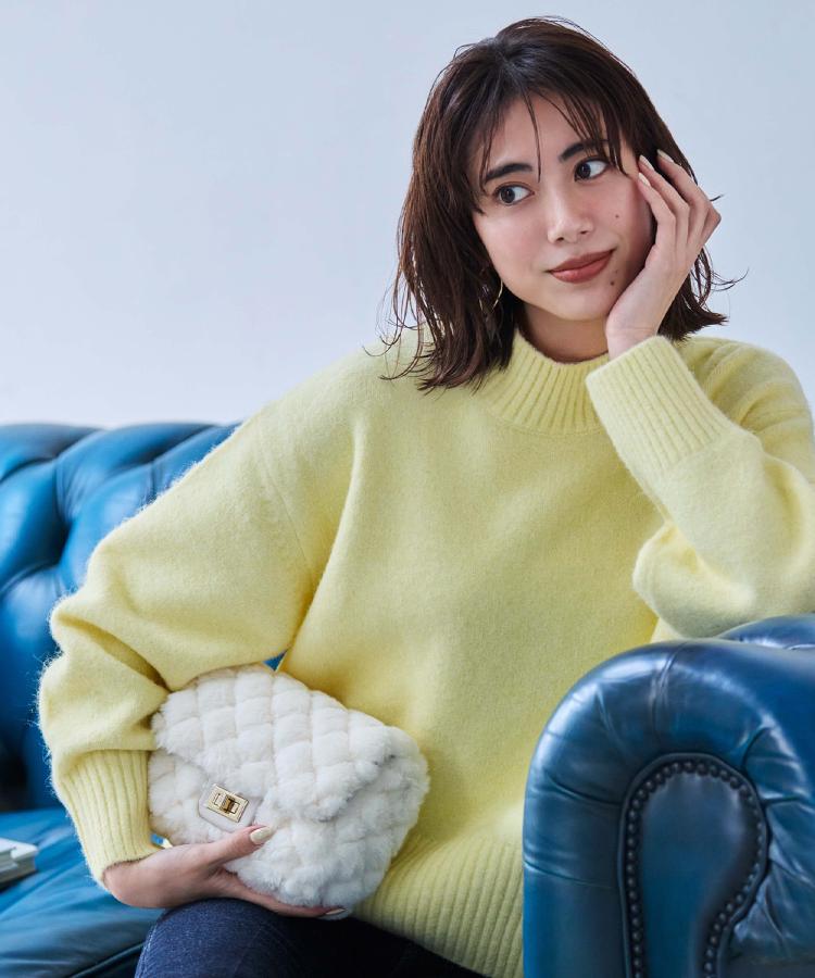 ふわふわハイネックニット【洗濯機OK】（ニット/セーター） | OPAQUE