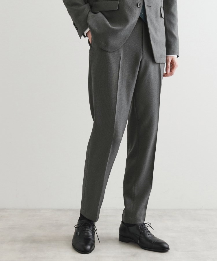 洗える】ピンヘッドストレッチセットアップ／上下2点セット／速乾／WEB