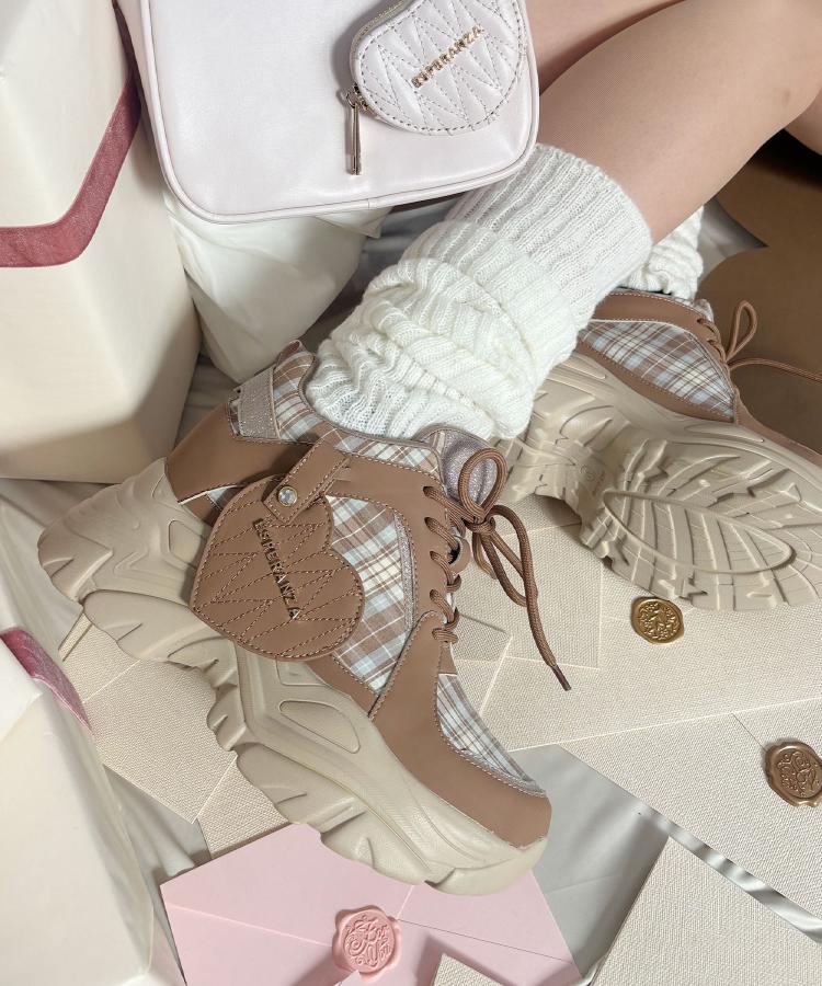 きゅんフィットハートチャームスニーカー（スニーカー） | ESPERANZA