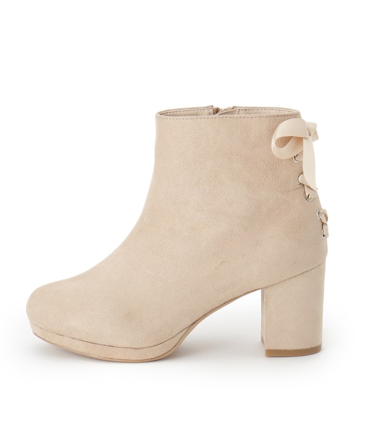 バックリボンレースアップブーツ（ブーツ・ブーティ） | csT&P