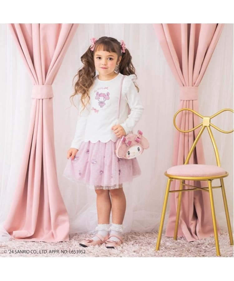 おめかしマイメロディ】フェイス ショルダーバッグ（リュック