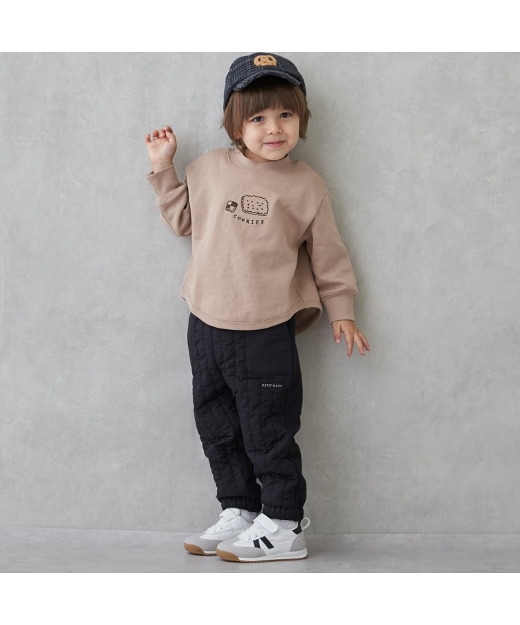 切り替えキルティングパンツ（その他） | petit main（プティマイン