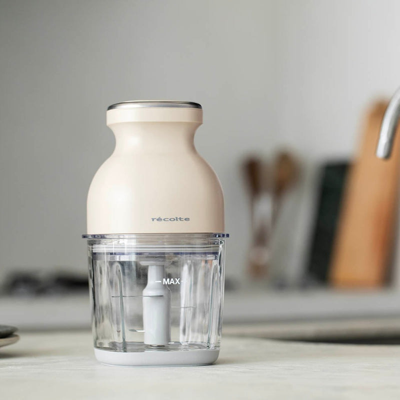 recolte（レコルト）コードレスカプセルカッターボンヌ クリーム