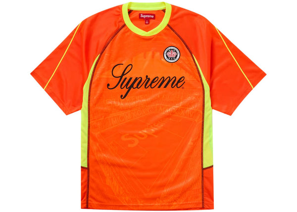 Supreme Jacquard Soccer Jersey Orange – YankeeKicks Online