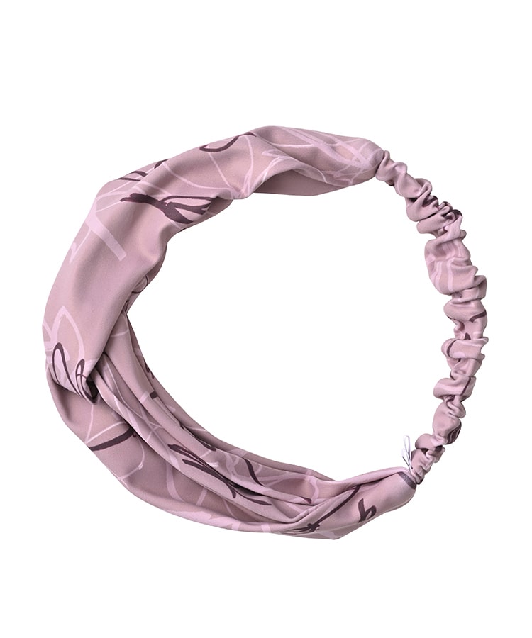 SUKALA】リボンフラワーヘアバンド(スモークピンク): ヨガグッズLAVA