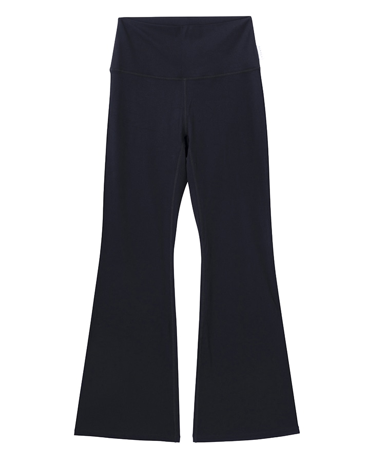 新作】SUKALA ベーシックリブフレアパンツ L SUKALA】ベーシックリブ