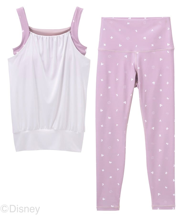 SUKALA】レイヤードタンク＆レギンスセットアップ(S・Mサイズ ミニー