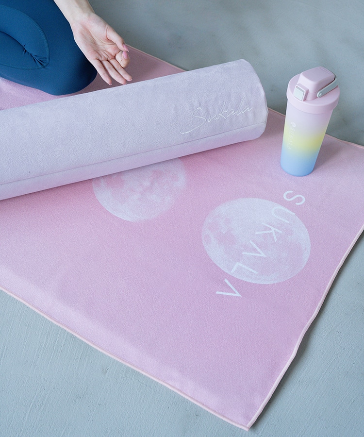 SUKALA】プリントヨギラグ(イエローフラワー): ヨガグッズLAVA公式