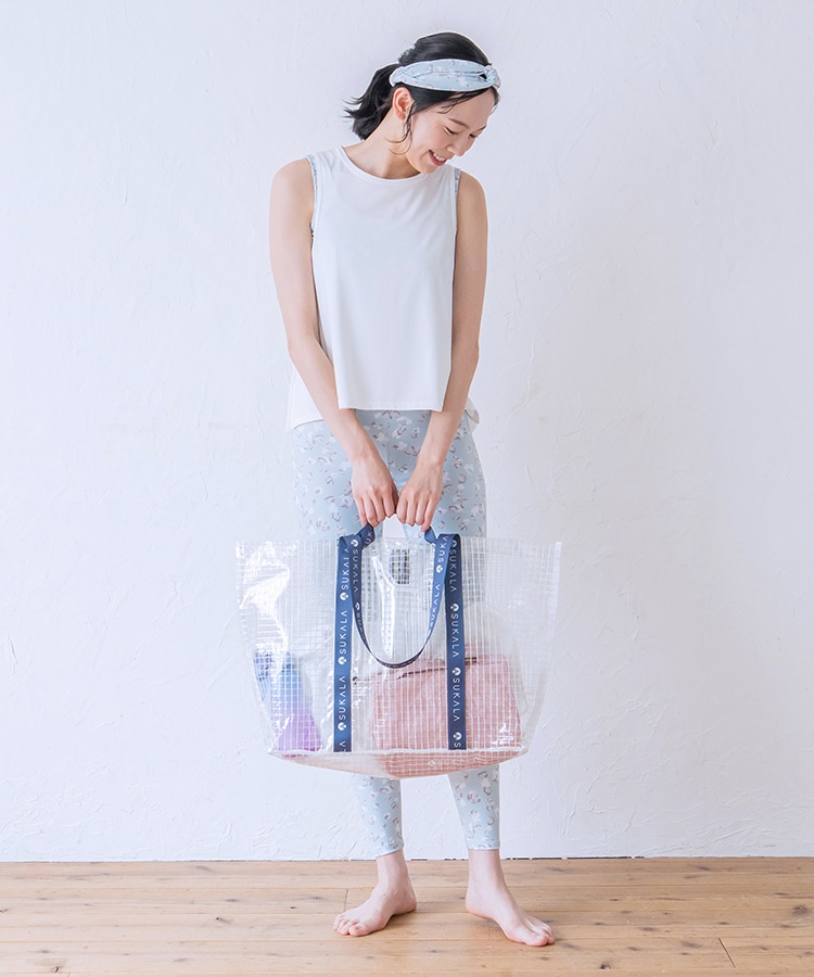 SUKALA】クリアバッグ(チャコールグレー): ヨガグッズLAVA公式