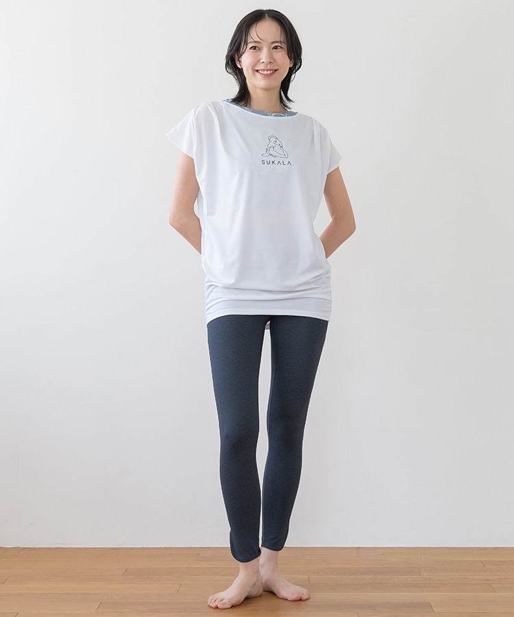 SUKALA】プリントドレープTシャツ(S): ヨガウェアLAVA公式オンライン