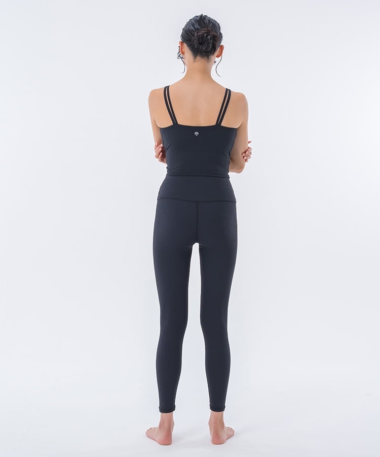 SUKALA】ショートクロスキャミソール＆レギンスセットアップ