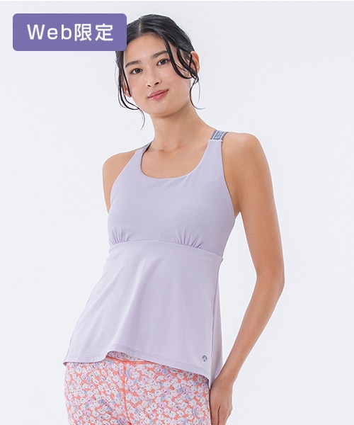 SUKALA】ベーシックバックフレアタンクトップ(S・M・L・LLサイズ