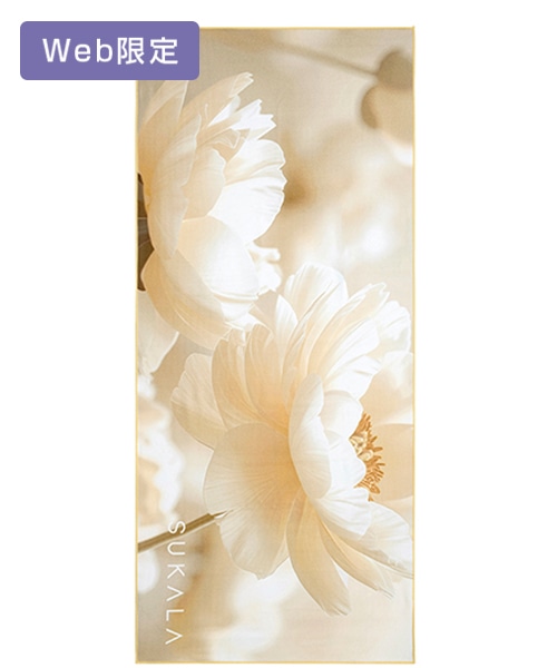 SUKALA】プリントヨギラグ(フローラルアイボリー): ヨガグッズLAVA公式