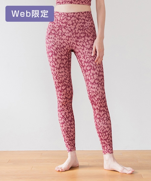 SUKALA】レオパードプリントレギンス(S・Mサイズ ピンクレオパード