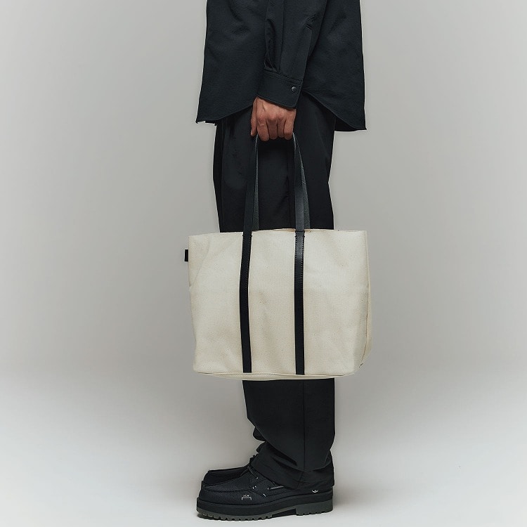 UNTRACK PARK/TC 横型トートバッグ Mサイズ 60062(06：オフホワイト