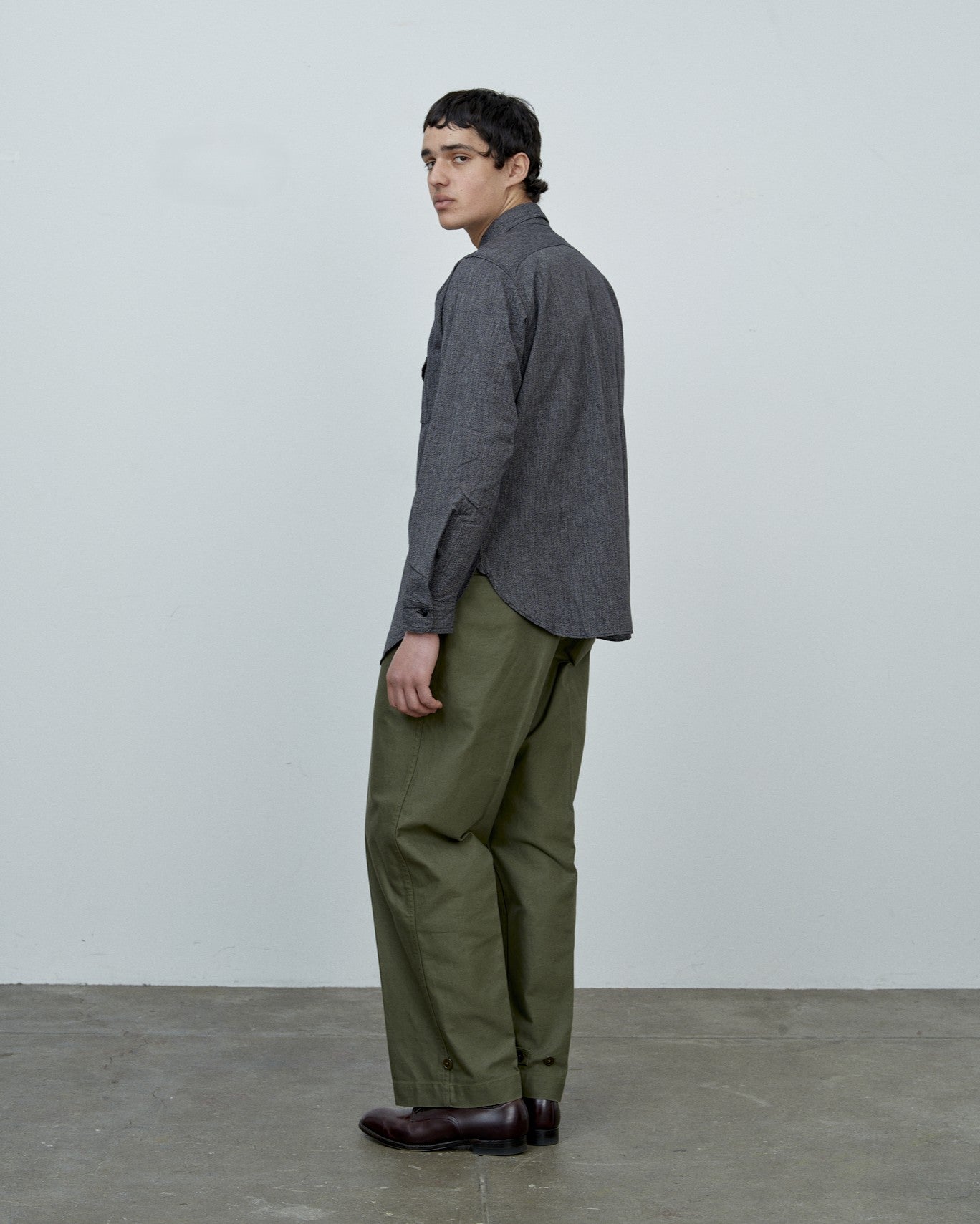 BIG YANK 】1935 ORIGINAL CHAMBRAY / BLACK – ANATOMICA OFFICIAL