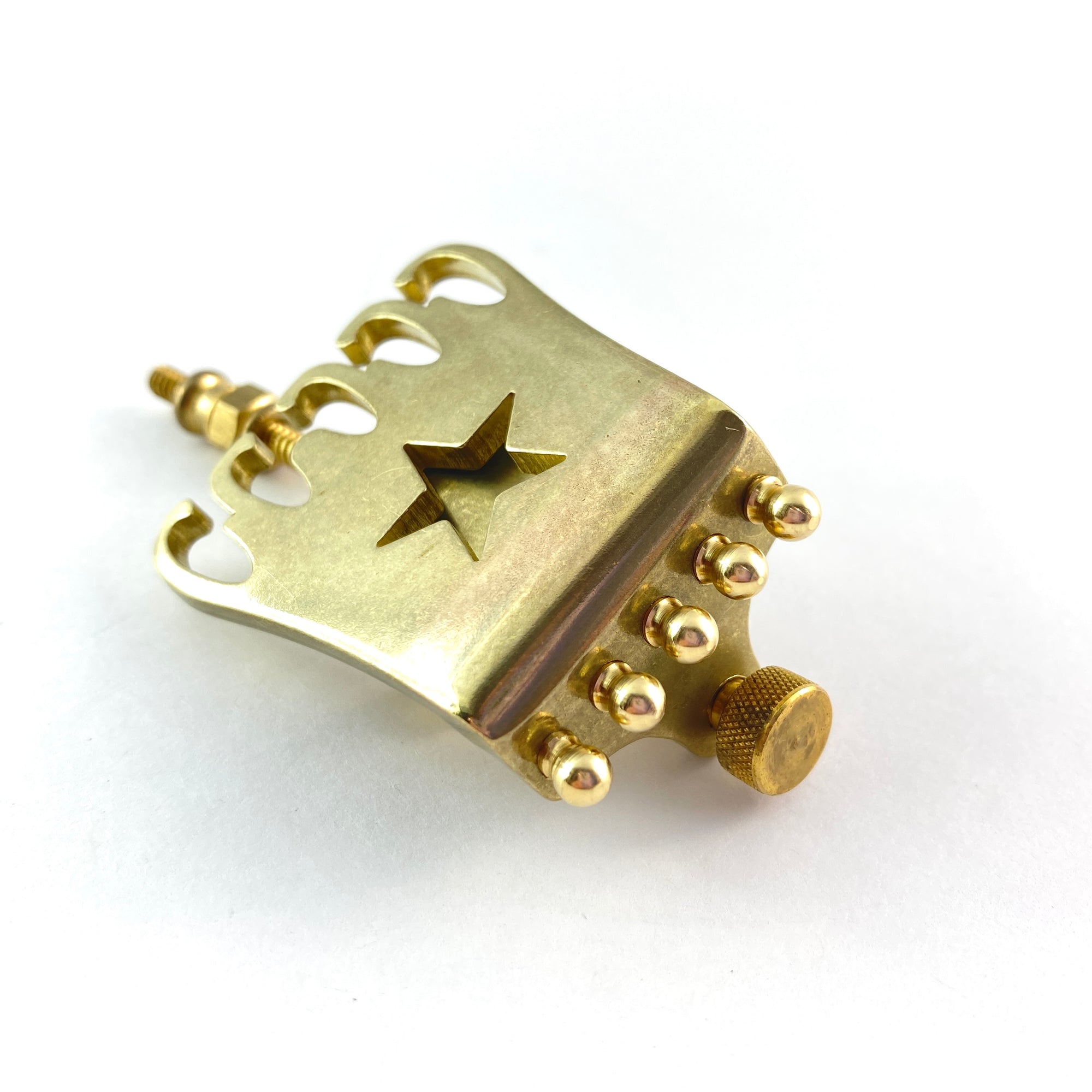 Rickard North Star 5-String Banjo Tailpiece - Brass - Banjo Ben's