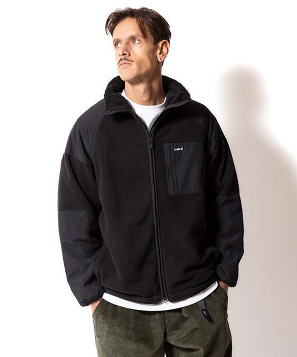 ROARK(ロアーク)/ GEN3 FLEECE S/C JACKET 2.0 -ブラック- | Blue in