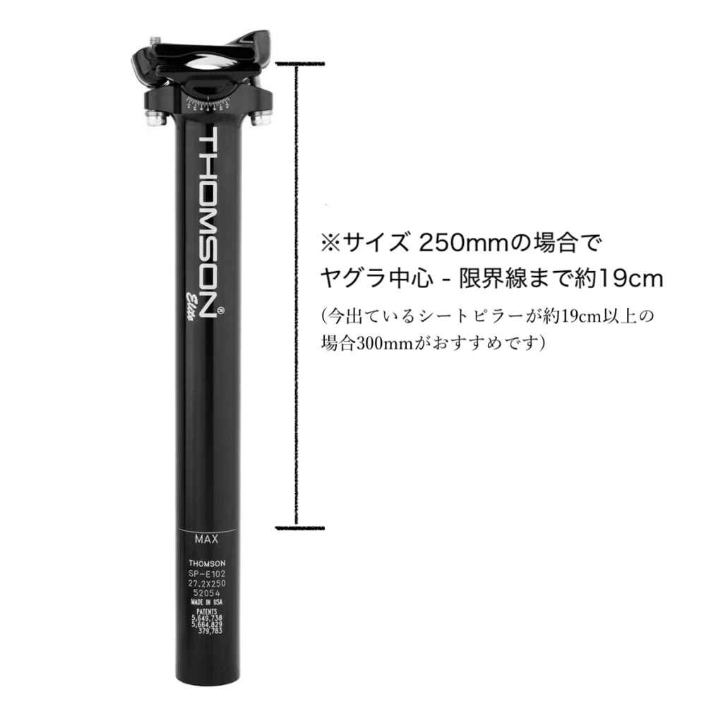 THOMSON* elite seatpost (black) - BLUE LUG ONLINE STORE