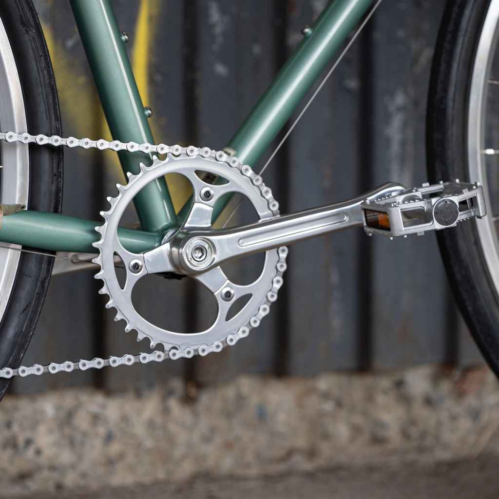 BLUE LUG* YMC crank set (silver) - BLUE LUG ONLINE STORE
