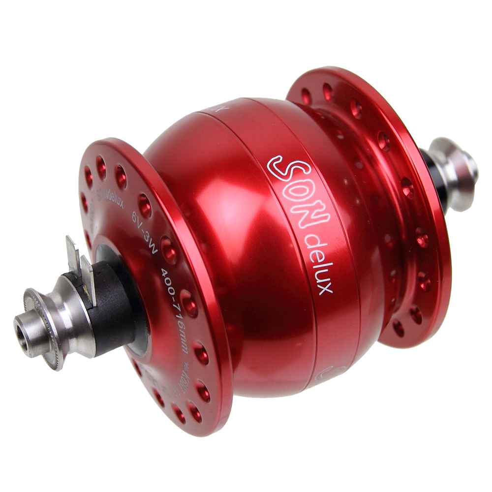 SON NABENDYNAMO* SON delux (red) - BLUE LUG ONLINE STORE