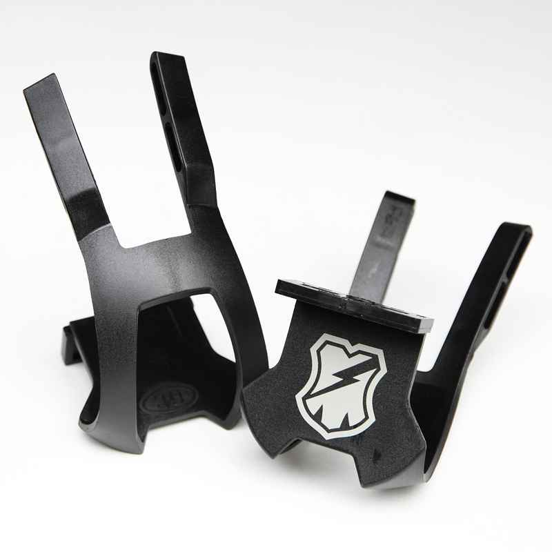 MASH* nylon double toe clips (black) - BLUE LUG ONLINE STORE