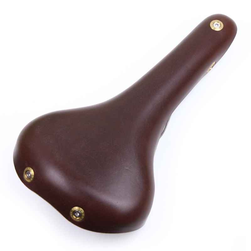 BERTHOUD* galibier leather saddle (brown) - BLUE LUG ONLINE STORE