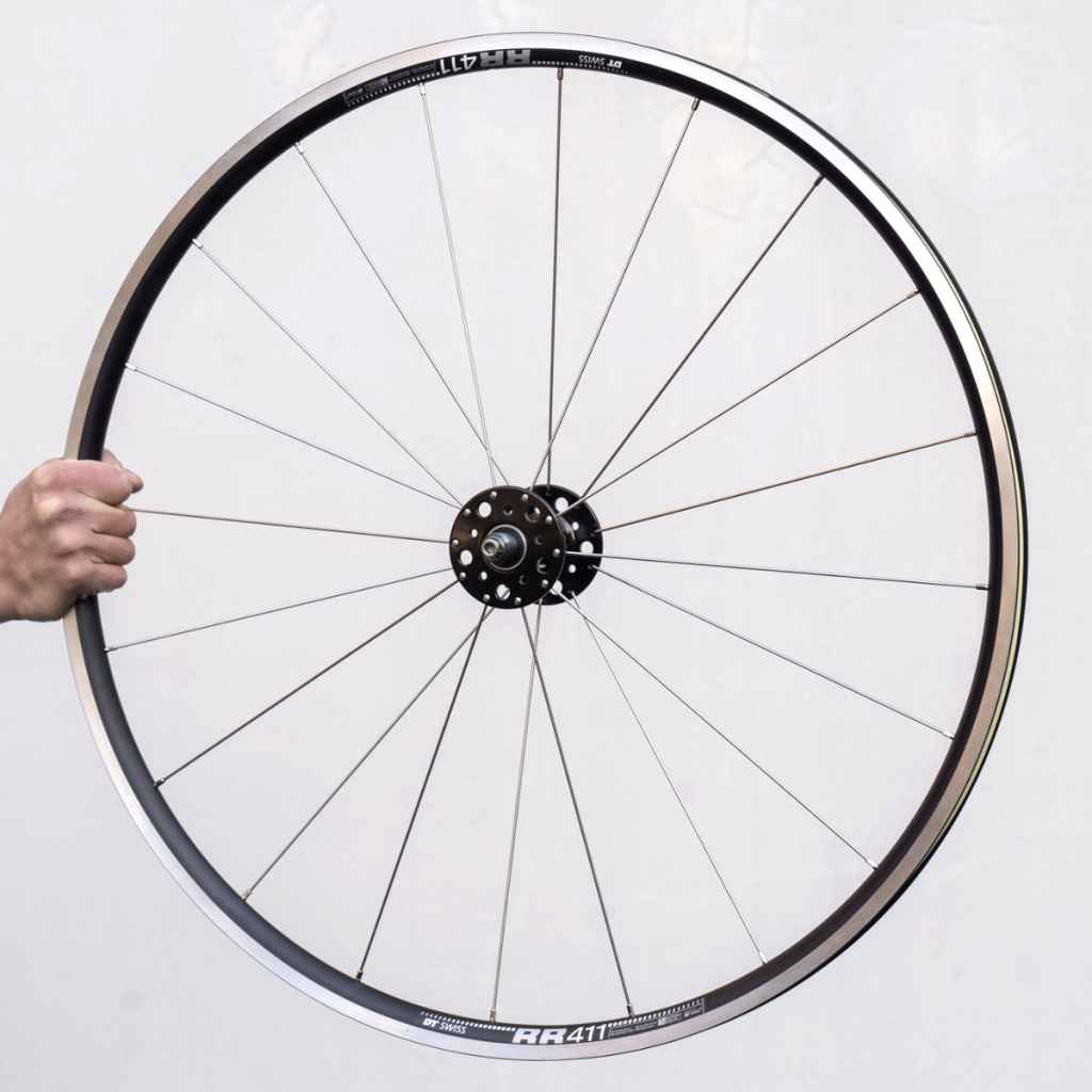 DT SWISS×PHILWOOD* RR411 pro track wheel front (20h) - BLUE LUG